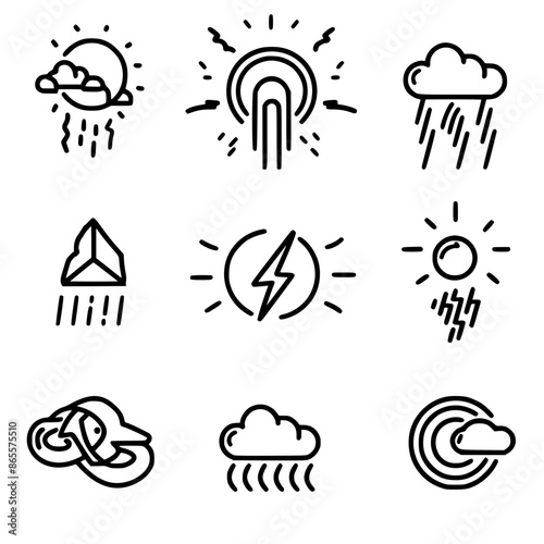 Storm icon, electricity icon, flash icon, lightning icon, thunder icon, thunderstorm icon, weather icon, danger icon, illustration icon, bolt icon, light icon, thunderbolt icon, climate icon, stroke i