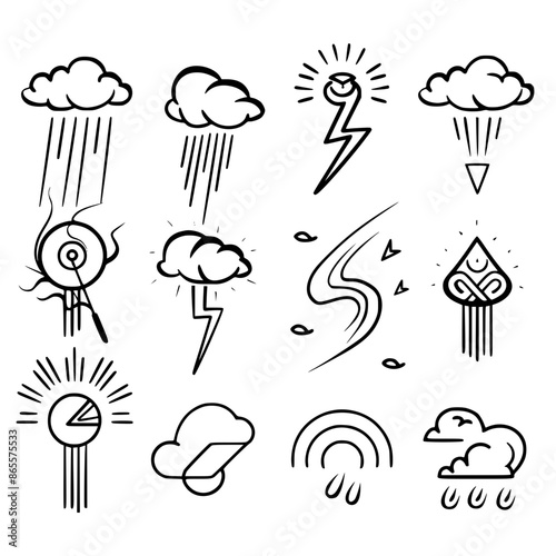 Storm icon, electricity icon, flash icon, lightning icon, thunder icon, thunderstorm icon, weather icon, danger icon, illustration icon, bolt icon, light icon, thunderbolt icon, climate icon, stroke i