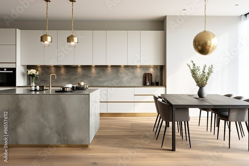 modern kitchen interior
