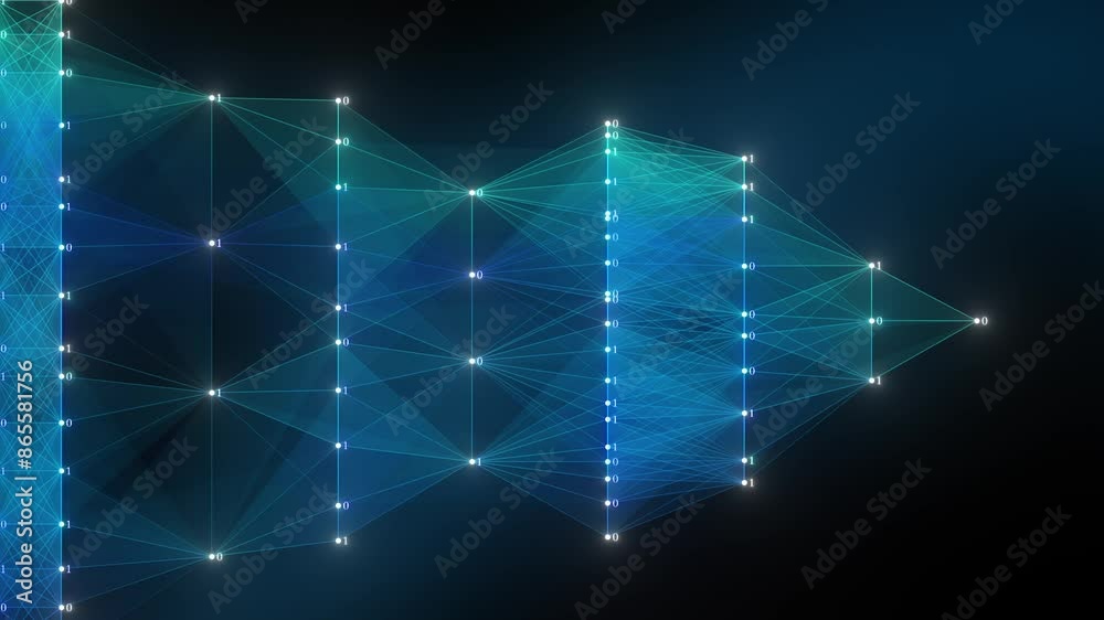 Deep neural networks Artificial General Intelligence or deep learning or machine learning concept.  