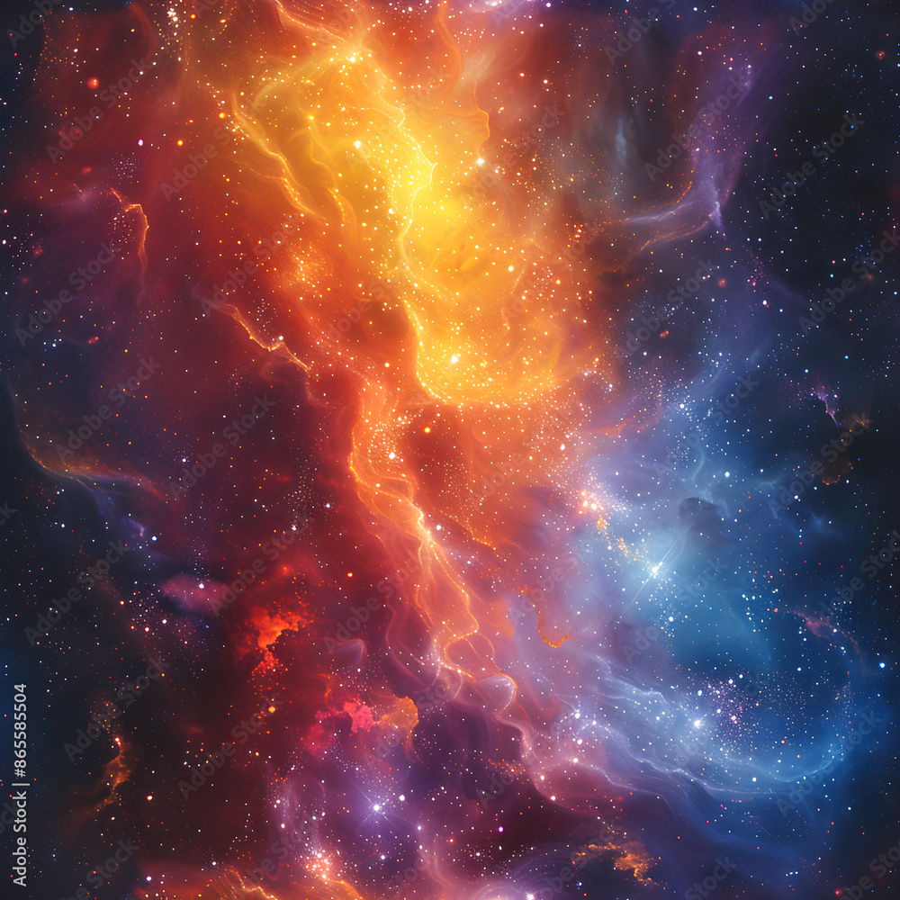 Fototapeta premium Galaxy cosmos abstract multicolored background