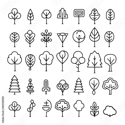 Tree Icon, Tree Vector, Tree illustration, palm tree icon, palm tree svg, Christmas tree svg, ecosystem, growth, horizontal, icon set, outline, panoramic, abstract, illustration, shape, birch tree, fi