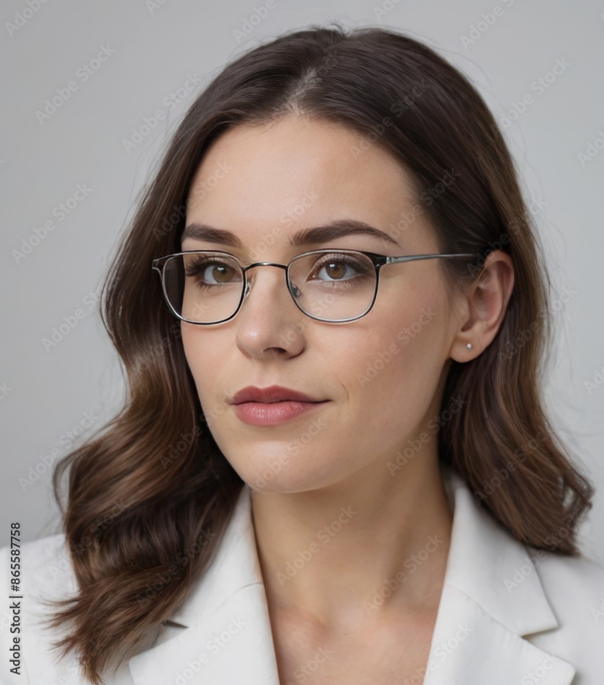 Professional Success Woman in White Shirt and Blazzer Professional Success Woman in White Shirt and Blazzer