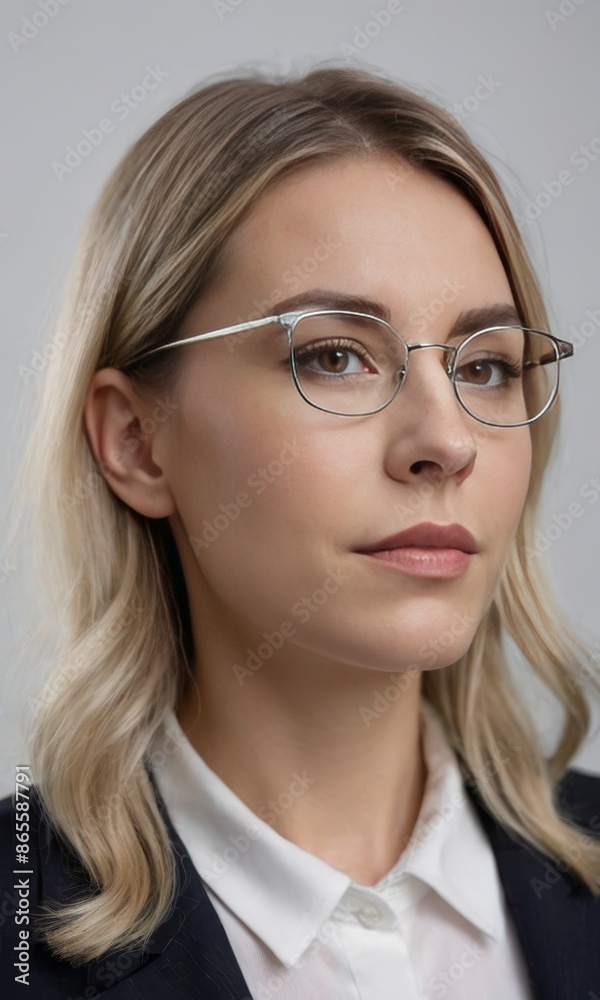 Professional Success Woman in White Shirt and Blazzer Professional Success Woman in White Shirt and Blazzer