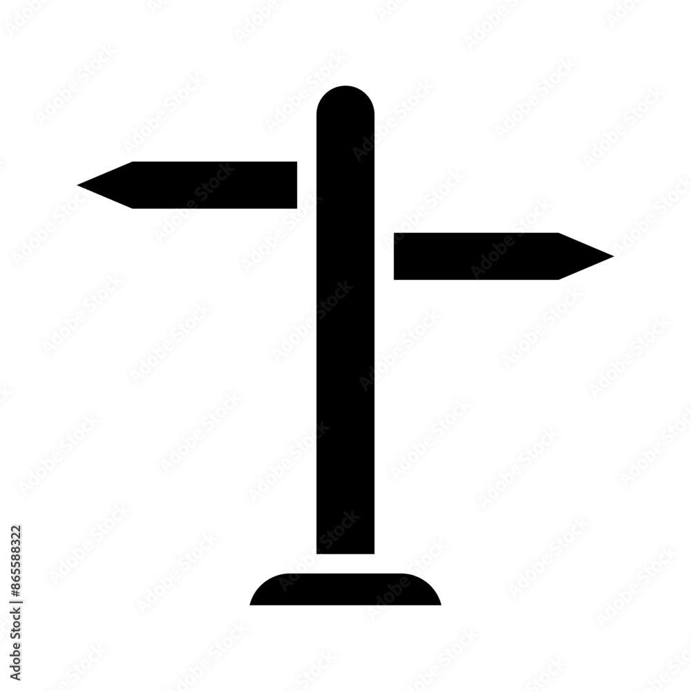 Direction Vector Glyph Icon design Direction Vector Glyph Icon design