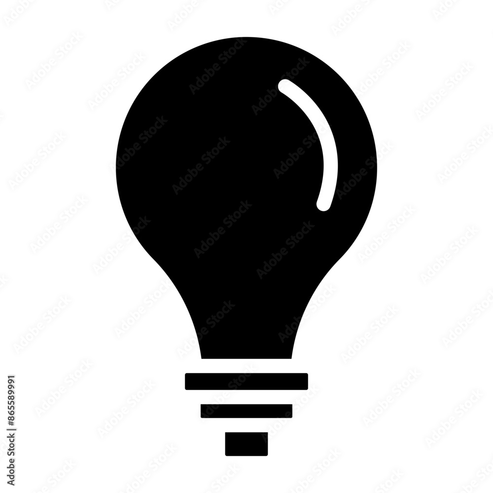 Led Vector Glyph Icon Design Led Vector Glyph Icon Design