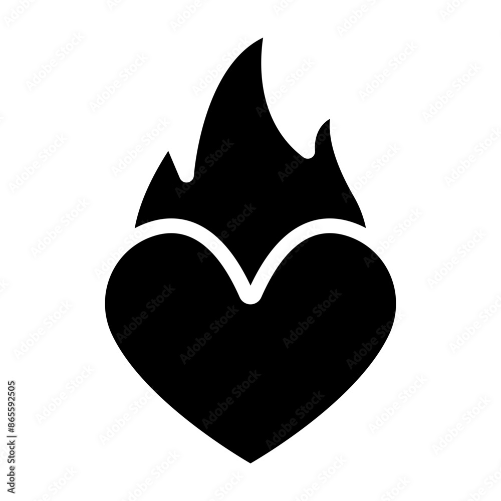 Passion Vector Glyph icon design Passion Vector Glyph icon design