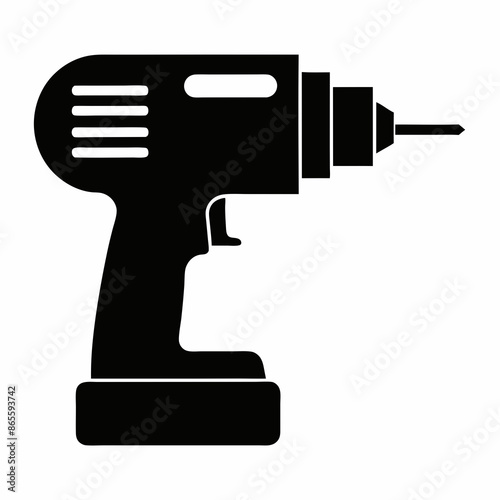 hand with drill