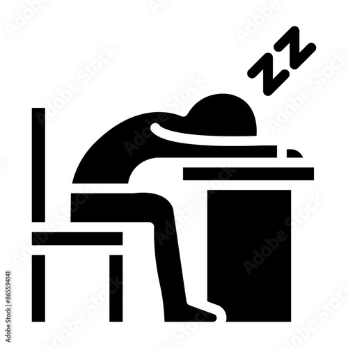 Lazy Vector Glyph Icon Design