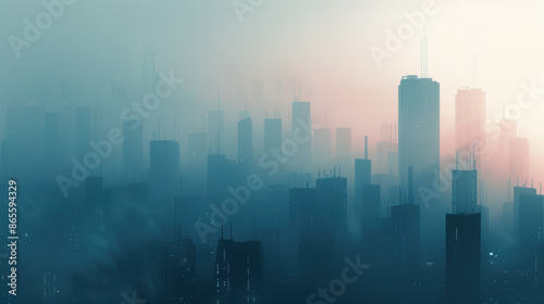 Cityscape in minimal light © Yuly