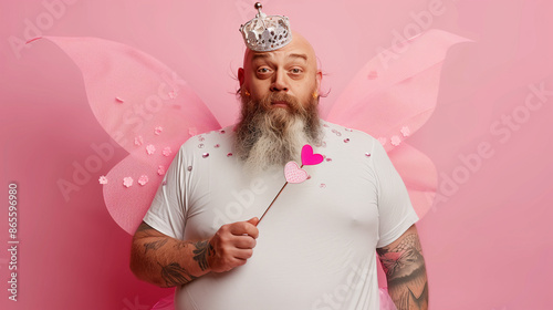 fat man dressed as ada