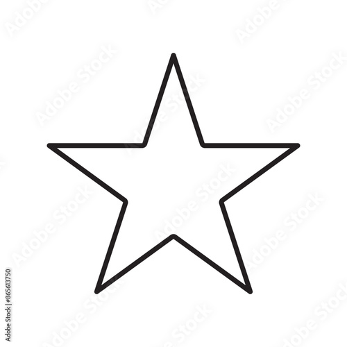 Star icon vector