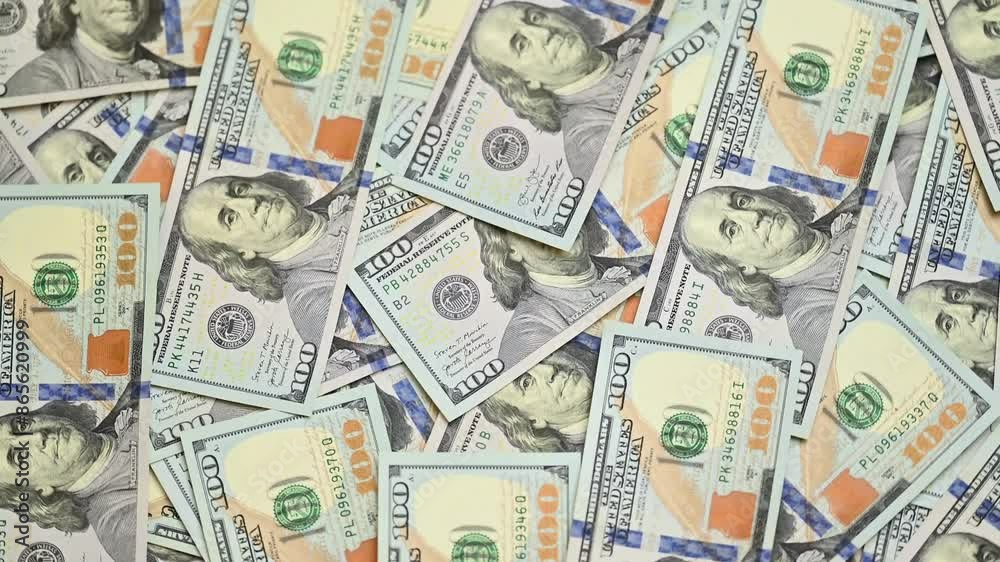 many 100 dollar bills background many 100 dollar bills background