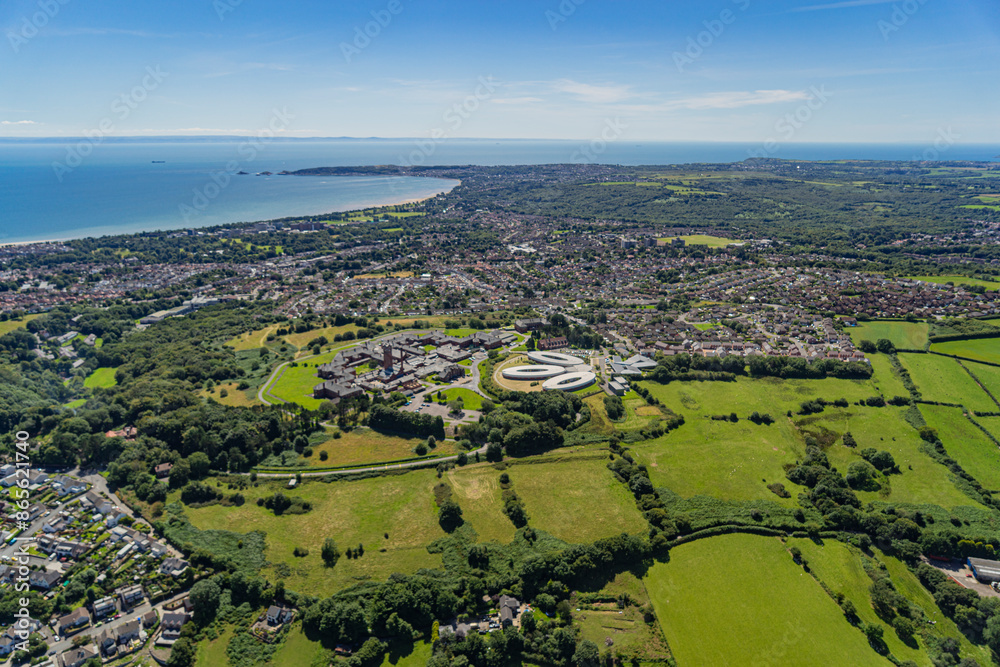 Aerial helicopter views over Swansea, Mumbles and the Gower Peninsular, Wales, UK
Aerial helicopter views over Swansea, Mumbles and the Gower Peninsular, Wales, UK