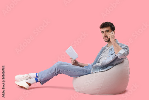 Handsome young man with not...