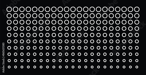 black and white A set of wavy, vibrating, and pulsing lines. Graphic elements for music apps, featuring equalizer icons with soundwave dots on black and white backgrounds.