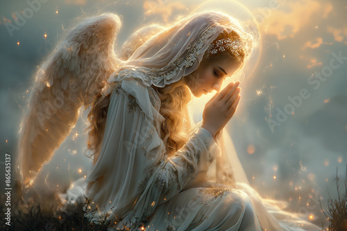 Archangel Gabriel comes for Annunciation © MagKlodelArt