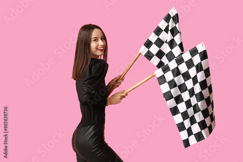 Beautiful young woman with ...