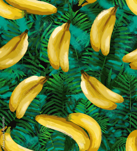 banana y palmas 