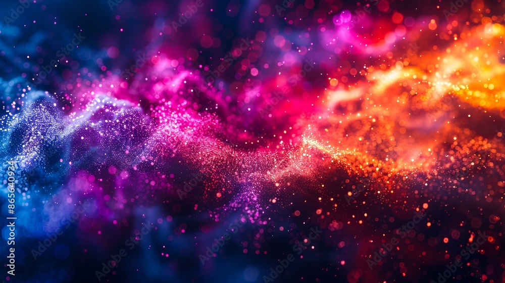 Naklejka premium A colorful abstract background with smoke and fire.