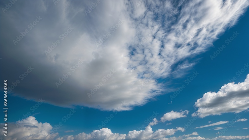Blue Sky with Clouds. Blue Sky with Clouds.