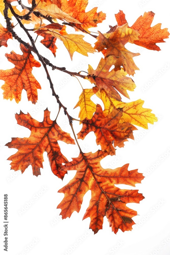 Close-up photo of a bunch of leaves on a branch Close-up photo of a bunch of leaves on a branch