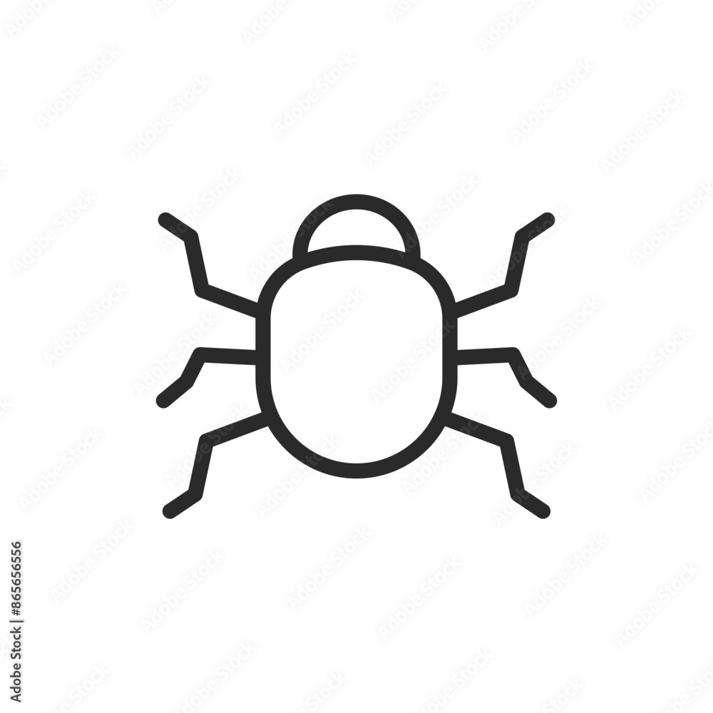 Beetle, linear style icon. Editable stroke width Beetle, linear style icon. Editable stroke width