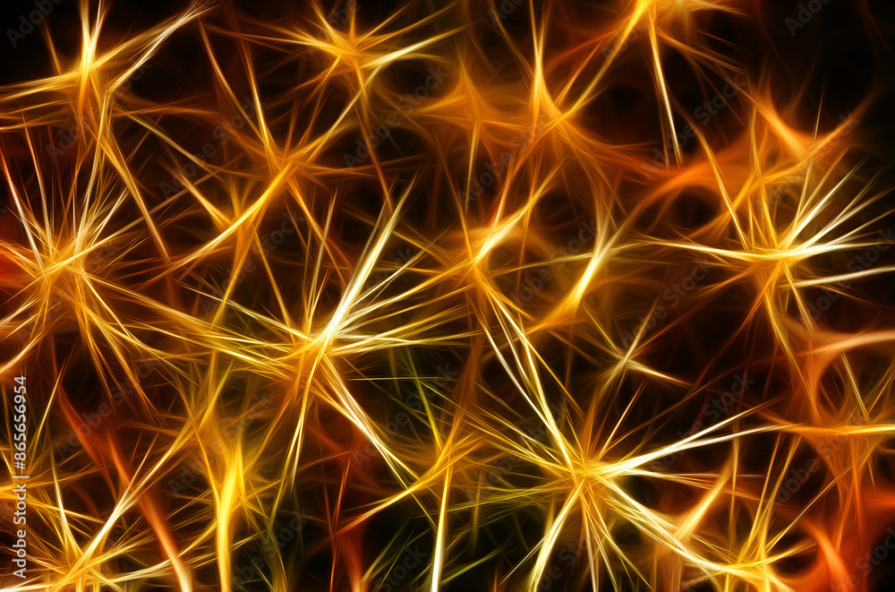 fractal flowers looking like neurons in the brain fractal flowers looking like neurons in the brain