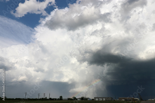 Tornado Warned Supercells With Funnel Clouds In Martensville, Saskatchewan