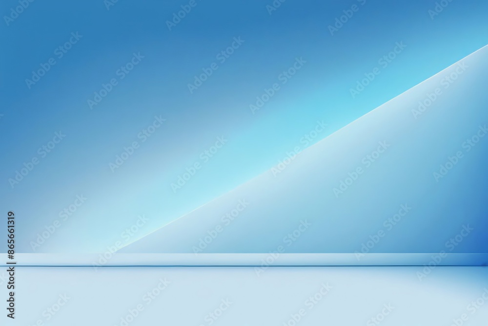 Blue spotlight highlighting a specific area on a blue gradient background Blue spotlight highlighting a specific area on a blue gradient background