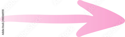 illustration of  pink arrow