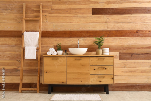 Stylish cabinet with washba...