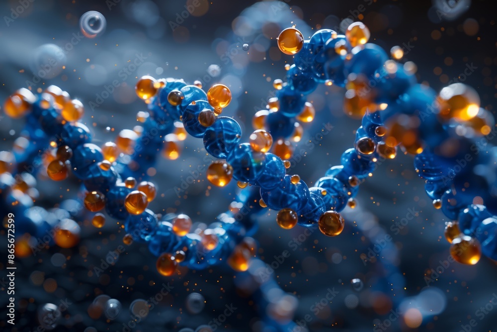 © mattegg - DNA Molecule Model: Business Teamwork Concept