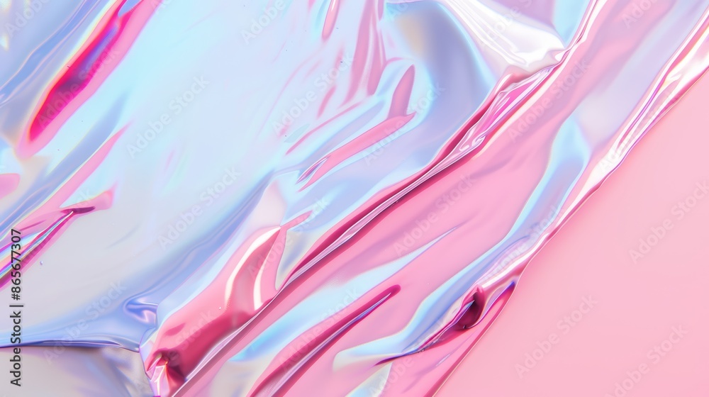 Trendy holographic texture in pastel hues of violet, pink, and mint, characterized by natural scratches and irregularities, creating a unique and stylish visual effect Trendy holographic texture in pastel hues of violet, pink, and mint, characterized by natural scratches and irregularities, creating a unique and stylish visual effect
