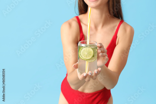 Beautiful young woman in sw...