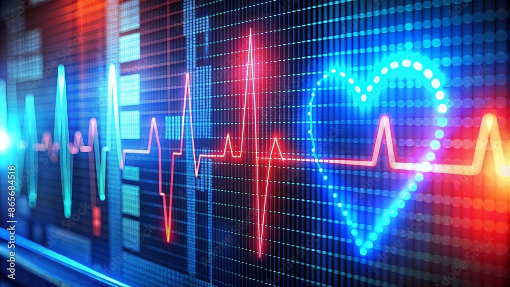 Screen with vital signs Screen with vital signs