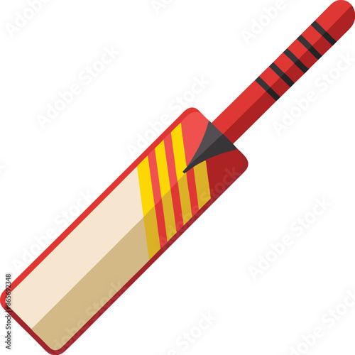 cricket bat vector