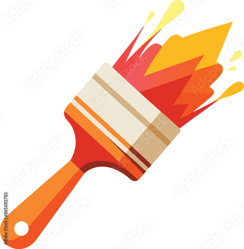 paint brush vector