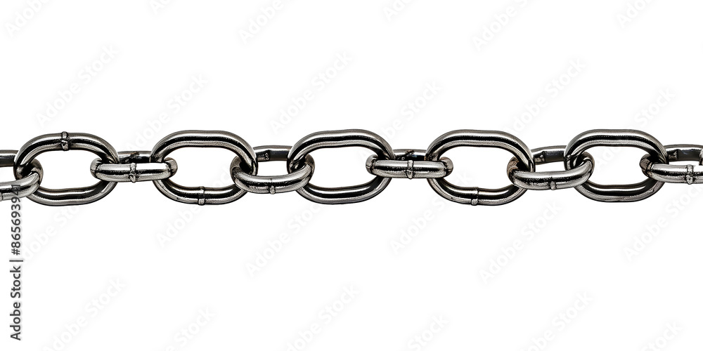 Metal chain isolated on transparent or white background Metal chain isolated on transparent or white background