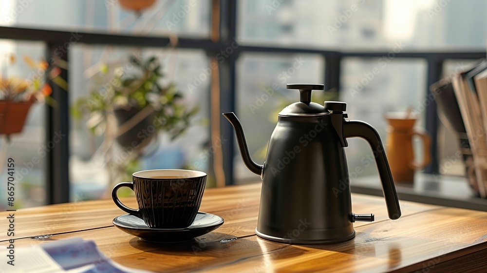 Coffee Break in a Sunlit Room Coffee Break in a Sunlit Room