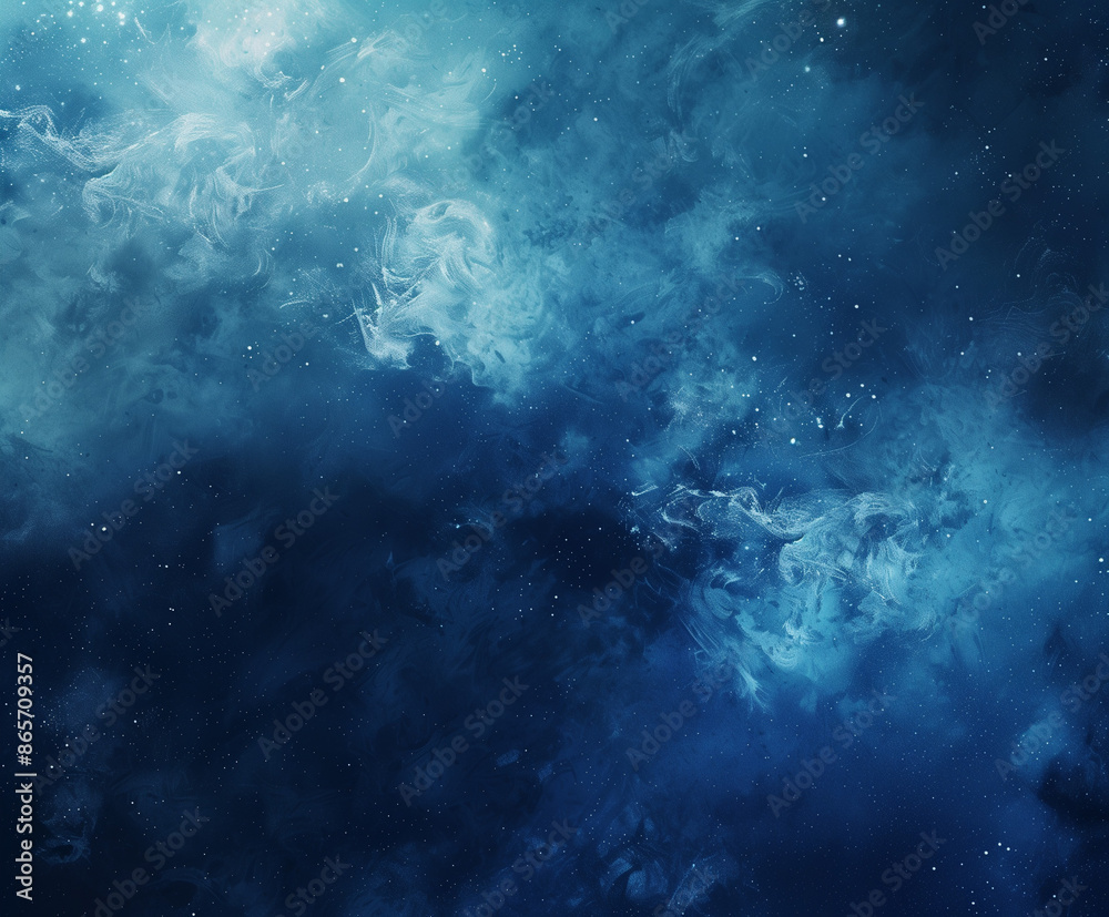 Minimalist Celestial Art with a Spectrum of Blues: Showcasing Astral Serenity Minimalist Celestial Art with a Spectrum of Blues: Showcasing Astral Serenity