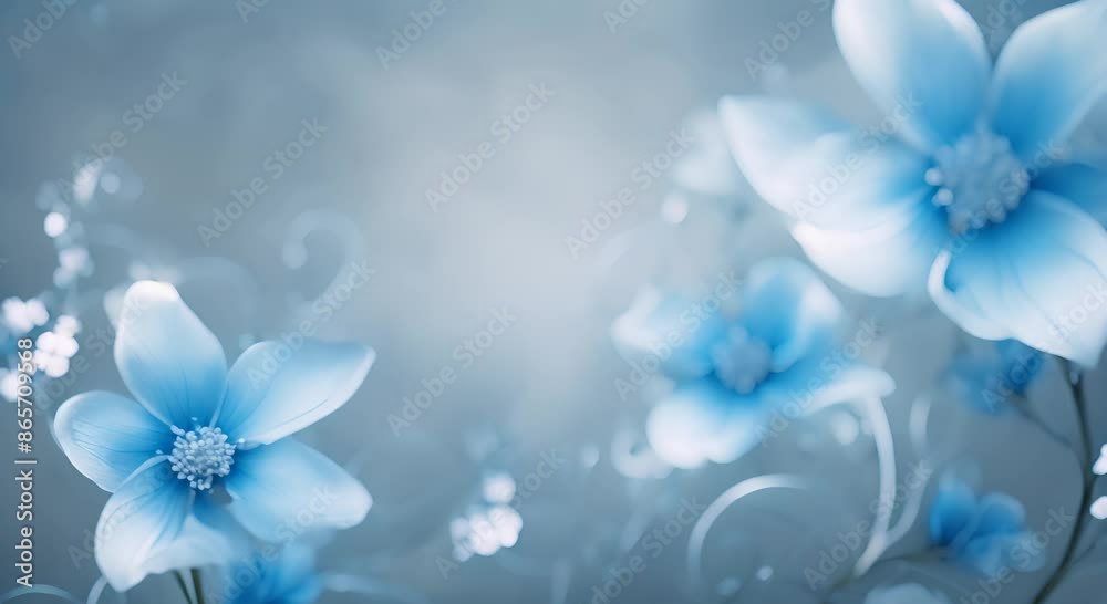 Delicate blue flowers Artistic image of flowers 4k Delicate blue flowers Artistic image of flowers 4k