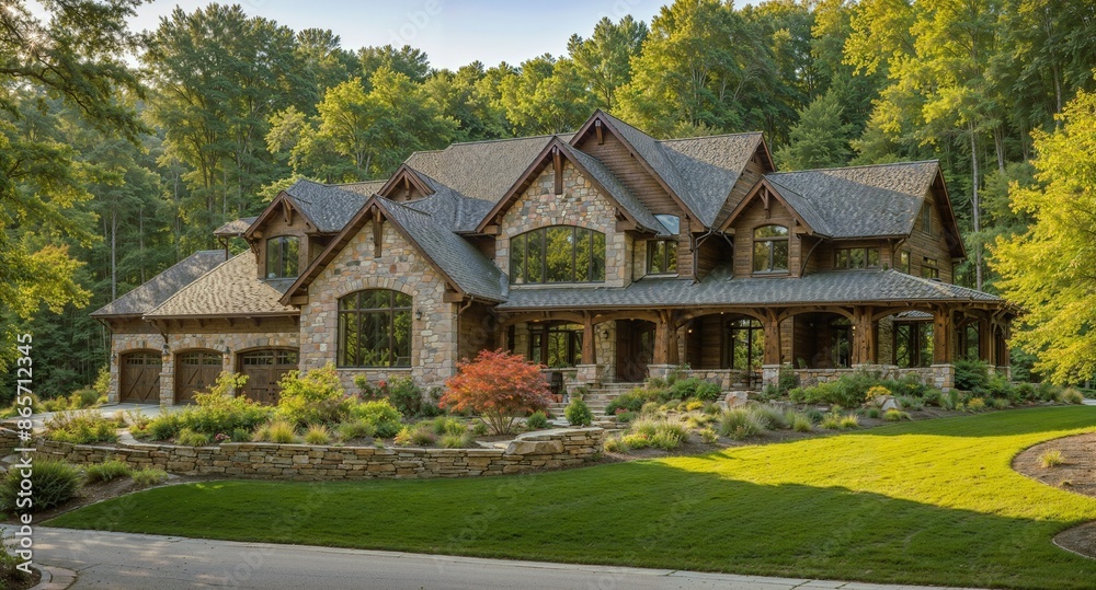 Beautiful homes in the Michigan style amidst beautiful nature Beautiful homes in the Michigan style amidst beautiful nature