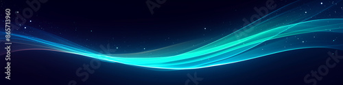 abstract blue wave background