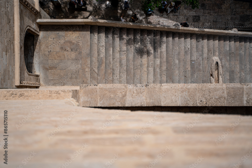 Stone stairs to the Serano Towers in Valencia Stone stairs to the Serano Towers in Valencia