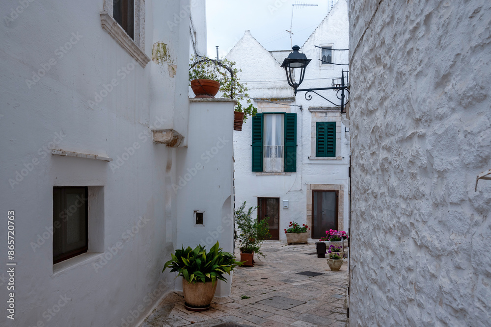 Fototapeta premium The Old town of Locorotondo, Apulia Region, Italy
