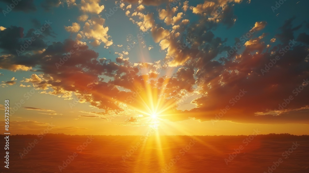 Obraz premium bright sunshine against the sky bright sunshine against the sky