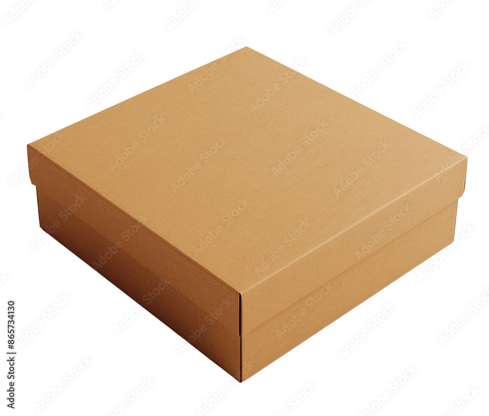 Paper box isolated on transparent background Paper box isolated on transparent background