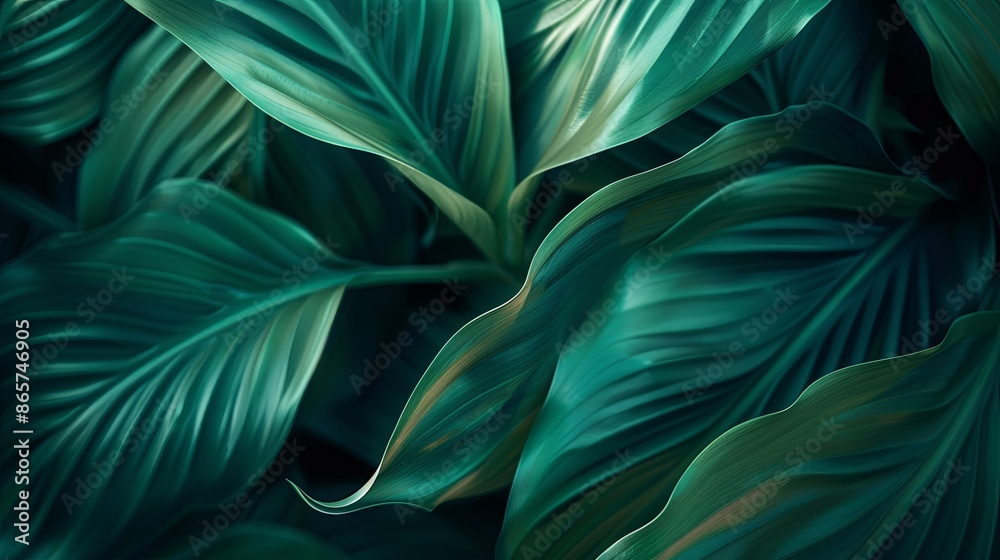 Closeup leaf texture.