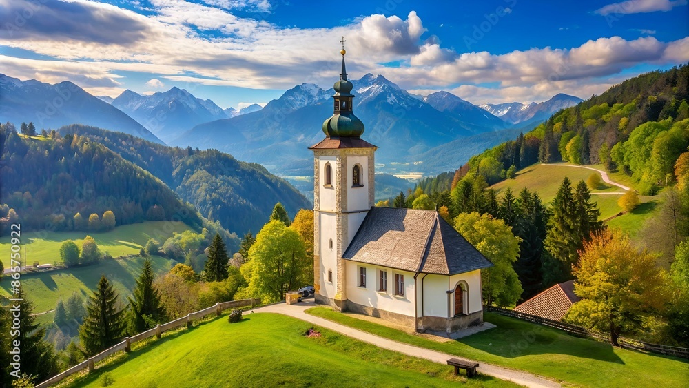 Church of saint Nikolaja in Sorica, Slovenia Church of saint Nikolaja in Sorica, Slovenia